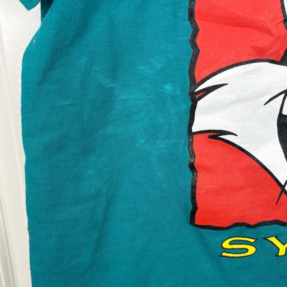 Vintage Looney Tunes Sylvester T Shirt Oversized 1996 Warner Bros Men's One Size - Picture 3 of 8